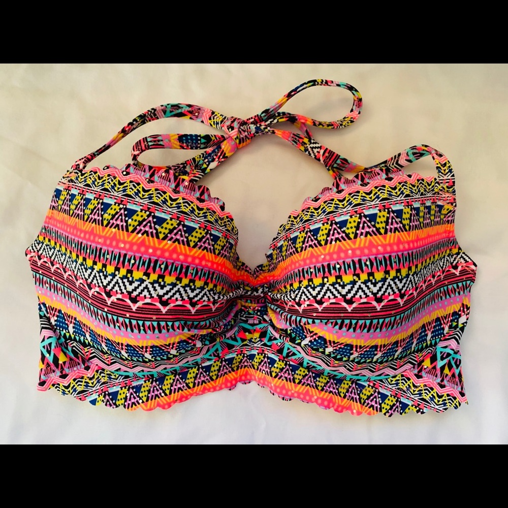 Victoria Secret Swim Suit Top Size 34D